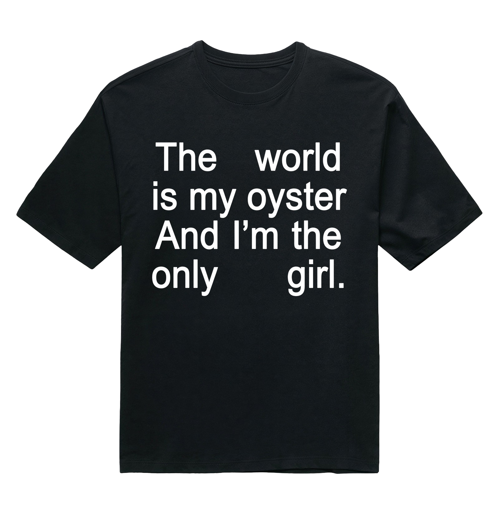 My Oyster - Preta - Oversized