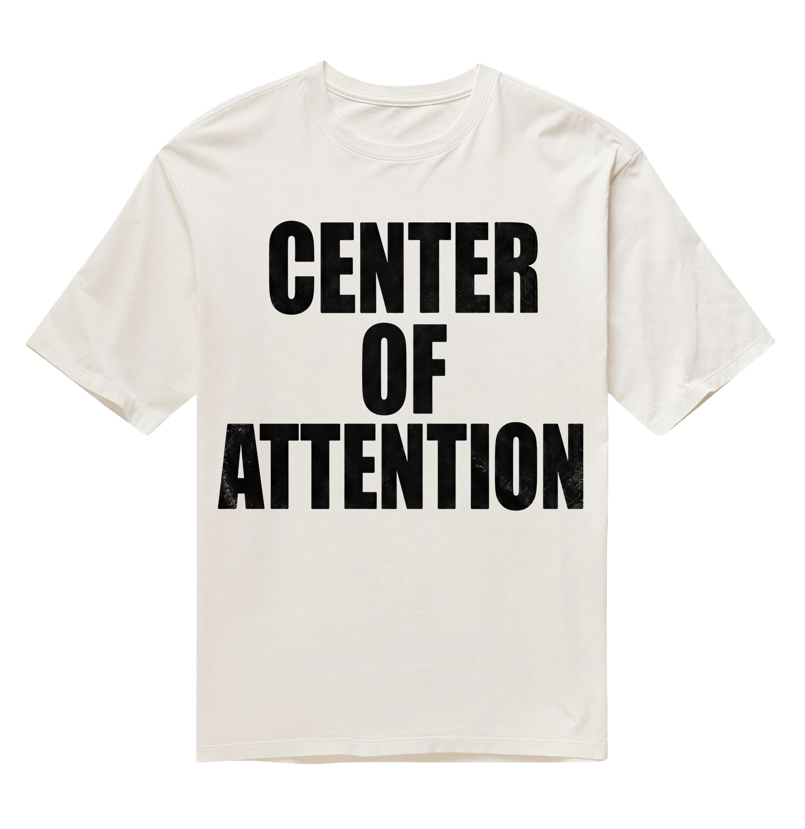 Self Centered - Off White - Oversized