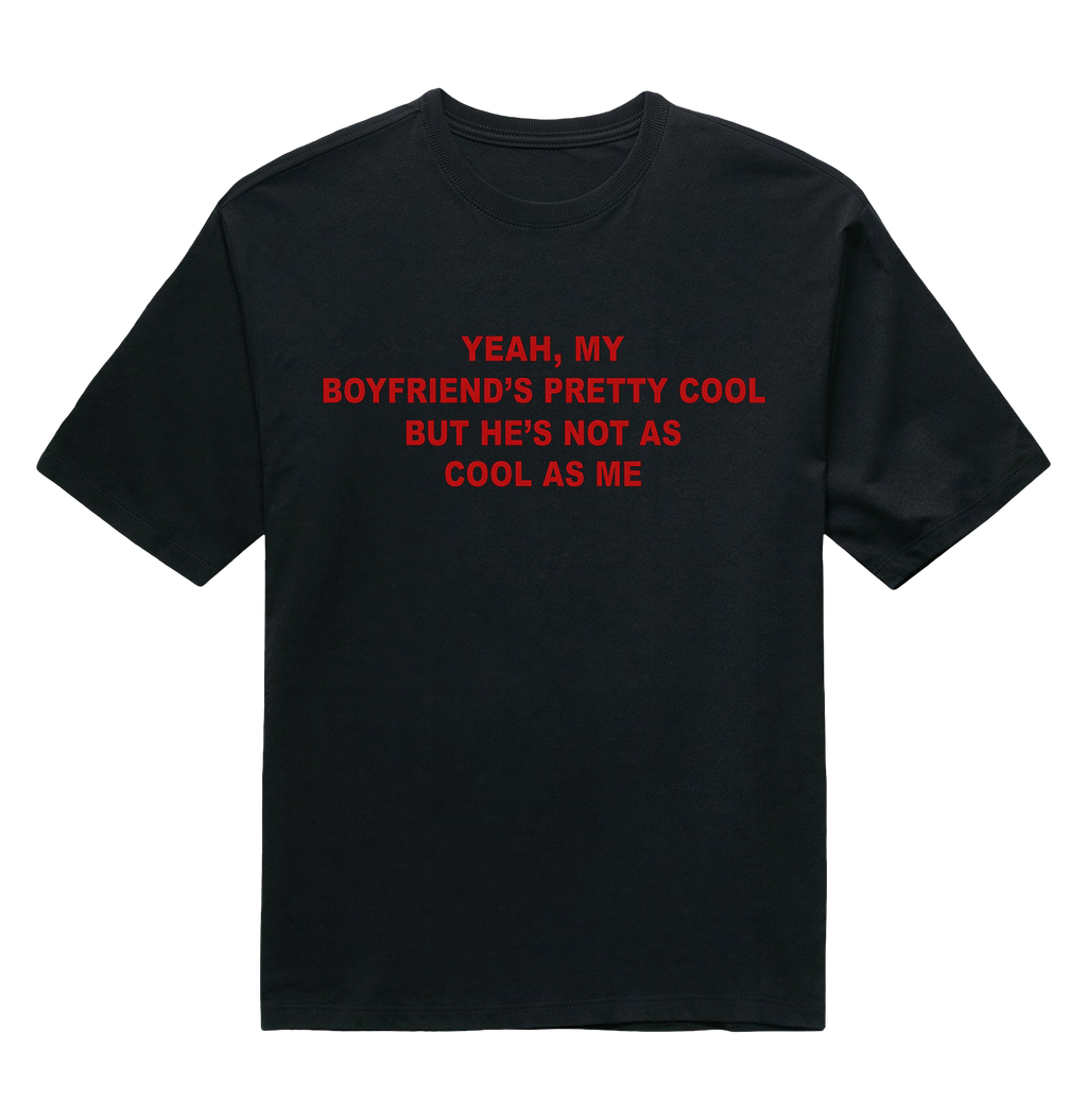 Yeah, My Boyfriend - Preta - Oversized