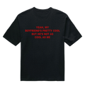 Yeah, My Boyfriend - Preta - Oversized